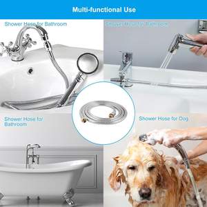 Manguera de Ducha Flexible Universal de Diseño Moderno con Boquilla Extensible, Tubería de Conexión de Agua para Baño Doméstico - Product Image 4