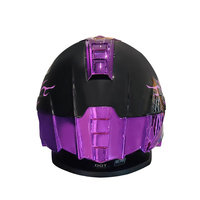 Casque de moto léger intégral avec visière solaire