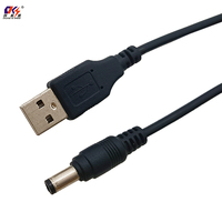 2026 Bestseller USB-A-Stecker auf DC 5,5*2,1mm Stecker Stromkabel DC-Verlängerungskabel für Elektronikprodukte