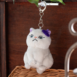Llavero de Peluche Genuino de <span class=keywords><strong>Howl</strong></span>'s <span class=keywords><strong>Moving</strong></span> <span class=keywords><strong>Castle</strong></span>, Muñeco de Peluche Suave, Lindo Personaje de Dibujos Animados de Hayao Miyazaki, Colgante para Bolso, Regalo de Anime - Product Image 3