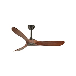 Wooden LED <b>ceiling</b> fan lamp <b>remote</b> <b>control</b> modern bedroom living room 6-speed reversible silent DC motor - Product Image 1