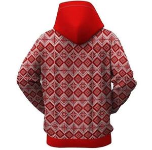 XL Unisex Fitness Sportswear Tech Fleece Material Sudadera con capucha con estampado de sublimación Winter Active Bottoms para hombres de talla grande - Product Image 2