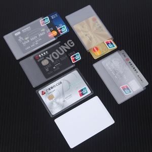 Fundas Protectoras Transparentes para Tarjetas de Crédito, Listas para Enviar, Porta Tarjetas de Identificación de PVC Transparente a Prueba de Agua - Product Image 1