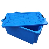 Boîte de rangement en plastique QS Utility pour outils et pièces détachées, caisse de rangement en plastique, bac de transport pour l'agriculture, les poissons, les fruits de mer et les fruits
