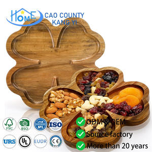 <span class=keywords><strong>Plateau</strong></span> de service en bois d'acacia de 8 pouces pour snacks, fromages, sushis et charcuteries – Petit format, prix abordable - Product Image 1