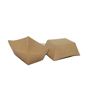 Paleta de embalaje de alimentos de pulpa de papel Kraft respetuosa con el medio ambiente, caja de envío UV desechable, fideos de Sushi, <span class=keywords><strong>Churros</strong></span>, cualquier lámina - Product Image 5