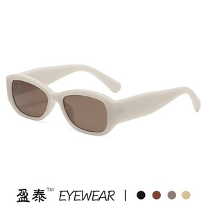 Eyewear Small <b>Square</b> Frame <b>Sunglasses</b> Purple UV400 Unisex - Product Image 2