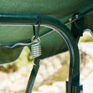 Sedia a Dondolo da Giardino per Esterni Resistente per 3 Persone Sedia Sospesa Altalene da <span class=keywords><strong>Patio</strong></span> Arredo da Esterno - Product Image 6