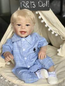 Muñecas R&B <span class=keywords><strong>Reborn</strong></span> que Hacen Pipí, Bebés Complementarios Gemelos, Más de 10000 Muñecas de Silicona, Kit de Niña sin Pintar - Product Image 2