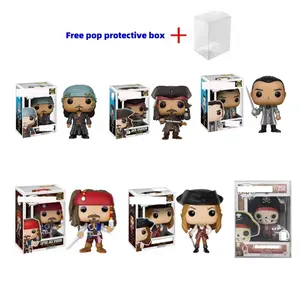 Pop Captain Jack SPARROW 273 # 172# Movie Action Collectible Model Toys Doll funkos Pop Figures