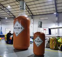 Bouteille de vin, de bière ou de whisky géante gonflable pour la promotion en extérieur, en matériau Oxford/PVC, certifiée CE