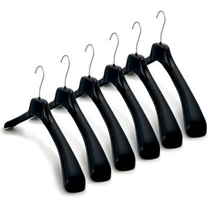 Cheap Custom logo Black White Women Skirt Wedding Dress <b>Hanger</b> <b>Jacket</b> Man Suit <b>Hanger</b> Coat Bikini Shirt Non slip Plastic <b>Hangers</b> - Product Image 4