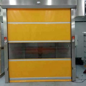 Thời tiết <span class=keywords><strong>PVC</strong></span> tốc độ cao Roll-up cửa nhanh Con lăn màn trập cửa - Product Image 5