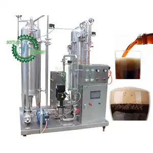 2000L/H 2ton soft drink sparking water Double tank Syrup Co2 mixing machine