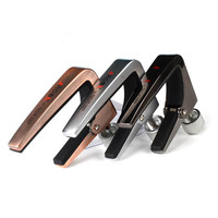 AROMA AC-11 Metal Guitar Capo Silver untuk Gitar Elektrik