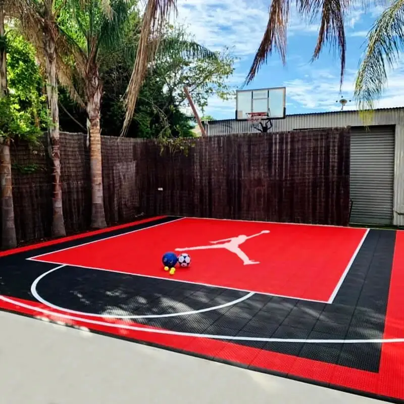 बास्केटबॉल कोर्ट के लिए पीपी निलंबित फर्श टाइल पर्यावरण-अनुकूल फर्श