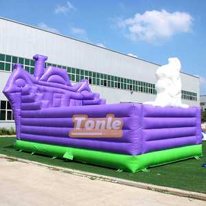 Château sautant gonflable de videur d'obstacle gonflable de terrain de jeu de maison hantée d'Halloween à <span class=keywords><strong>vendre</strong></span> - Product Image 5