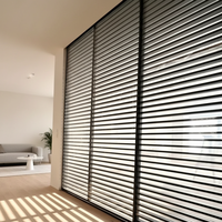 Séparateur de verre en aluminium vente directe d'usine cloison intérieure pour hall et salon