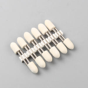 Kit de tampons de polissage en laine de qualité supérieure, cylindriques/ovales, avec roues en laine à manche pour le polissage automobile - Product Image 5