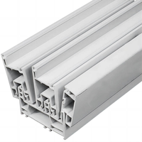 Profil de fenêtre en PVC de style américain sur mesure, simple ou double battant, extrusion vinyle, isolation thermique, haute résistance