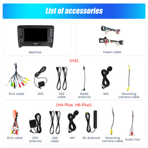 Autoradio MEKEDE Car-play Auto 4 cœurs WiFi Lecteur audio musical 8227 2+32G GPS FM BT pour <span class=keywords><strong>Audi</strong></span> <span class=keywords><strong>TT</strong></span> <span class=keywords><strong>MK2</strong></span> 8J 2006-2014 - Product Image 3