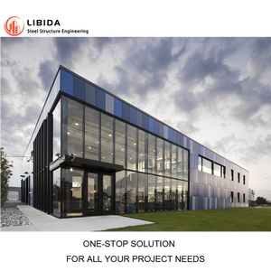 חם למכירה טרומית מתכת קלה 2 קומות סדנת מבני פלדה פרפאב מגולוון מחסן מבני Mezzanine - Product Image 3