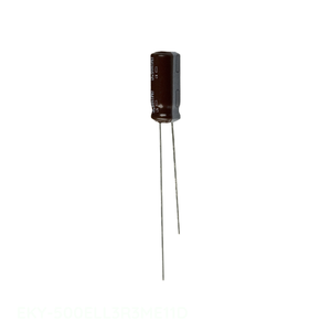 Distribuidor Autorizado, Condensador de Aluminio EKY-500ELL3R3ME11D de 3.3 uF, 20%, 50V, Tipo TH, Montaje Radial - Product Image 1