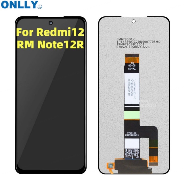 Original Oled Screen for Redmi Note 12R Redmi 12 Original LCD Display Assembly