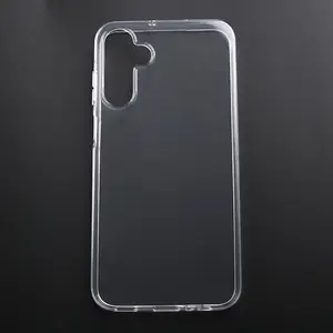 Transparante Telefoonhoes Voor Samsung Galaxy A15 Glitter Clear Case Anti Fall Tpu Aanpassen Precisie Gat Sjk351