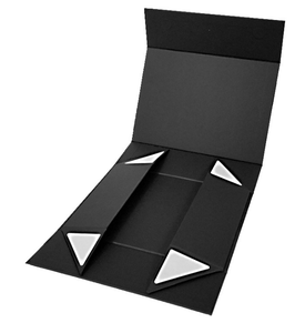 Hộp Gói Quà Các Tông Nhỏ Màu Đen Mờ Thiết Kế Tùy Chỉnh Hộp Gấp Từ Tính - Product Image 1