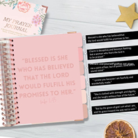 Carnet de prière spirale or rose, journal dévotionnel chrétien, carnet de méditation florale à reliure spirale pour 6 mois d'étude biblique, cadeau pour femme