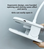 Lampe de bureau LED moderne à commande tactile, 3 niveaux de luminosité, 6500K, 140lm, type C, veilleuse, économie d'énergie