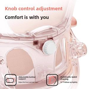 Adjustable Headrest High Back Girl Computer Seat Home <strong>Pink</strong> Office <strong>Chair</strong> Ergonomic Mesh - Product Image 2