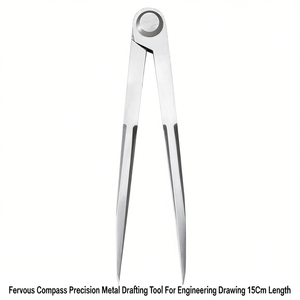 Compass Precision, Herramienta de Dibujo Técnico de Metal para Ingeniería, Longitud de 15 cm - Product Image 2