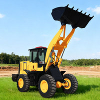Chargeuse sur pneus diesel Mini 4WD neuve avec chargeur frontal pour usage agricole et de construction
