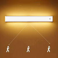 Lumières Nocturnes à Détection de Mouvement Murales Personnalisées pour Armoire à Bijoux, Chambre, Cuisine, Sous les Armoires LED pour Éclairage Intérieur
