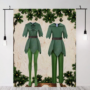 Disfraz <span class=keywords><strong>de</strong></span> <span class=keywords><strong>Elfo</strong></span> Verde <span class=keywords><strong>para</strong></span> Halloween, Traje <span class=keywords><strong>de</strong></span> Cosplay <span class=keywords><strong>para</strong></span> Hombres y Mujeres Adultos, Inspirado en Peter Pan, TV y Cine - Product Image 3