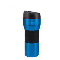 Couleurs de logo personnalisé Tasse de voyage 16oz en acier inoxydable 400ml tasse d'eau de café de sport en plein air thermique