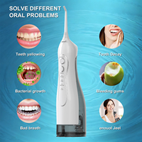 Kit Combiné de Soins Bucco-Dentaires à Domicile : Brosse à Dents Électrique Sonique + Hydropulseur Buccal Multi-Modes pour le Nettoyage des Dents