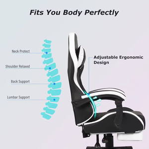 <span class=keywords><strong>Chaise</strong></span> <span class=keywords><strong>de</strong></span> jeu avec dossier en mousse à mémoire <span class=keywords><strong>de</strong></span> <span class=keywords><strong>forme</strong></span>, contours adaptés à la <span class=keywords><strong>forme</strong></span> du corps, chaises <span class=keywords><strong>de</strong></span> <span class=keywords><strong>bureau</strong></span> personnalisées pour l'e-sport, vente en gros - Product Image 3