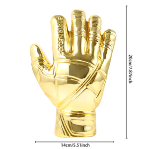Trophée de <span class=keywords><strong>gardien</strong></span> de but de football personnalisé DEMO, statue de <span class=keywords><strong>gant</strong></span> d'or, figurine décorative pour match de football - Product Image 5