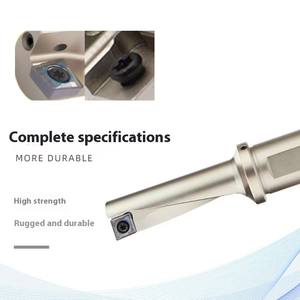 Único Borda <span class=keywords><strong>U</strong></span> Broca Inserir XCMT/QCMT 040104/050204/060204/070304/08/10 Fast Feed TCAP para Brocas Violentas Multiuso - Product Image 2