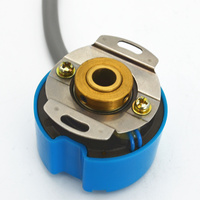 Encodeur rotatif Donghe 2500PPR TTL UVW 6 pôles avec moteur servo DC 5V intégré, accouplement 48mm