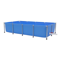 Bâche en PVC pliable circulaire et rectangulaire pour bassin à poissons, bâche pour aquarium