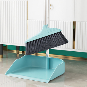 Balai à poussière pour le nettoyage des sols domestiques, balai en plastique d'intérieur avec pelle à poussière, ensemble balai et pelle - Product Image 6