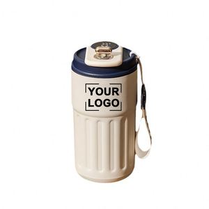 Taza de Café de Acero Inoxidable 316 con Logotipo Personalizado, con Cuerda Portátil, Regalo Corporativo, Deportivo, de Entretenimiento y Empresarial - Product Image 1