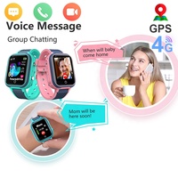 Reloj Inteligente 4G para Niños LT21 con Videollamada HD, Resistente al Agua IP67, WIFI, LBS, GPS, Alerta SOS, Reloj Telefónico con Tarjeta SIM