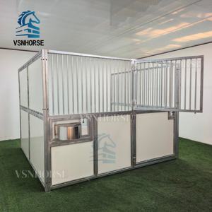 便携式户外临时马厩，采用强化HDPE板和镀锌框架 - Product Image 6