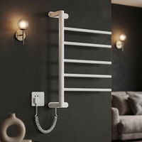 BODE Porte-serviettes électrique chauffant avec prise intégrée