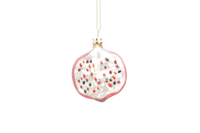 Bestverkochte creatieve handgemaakte glazen fruitserie kerstboomdecoraties antieke imitatie model banaan granaatappel en meer